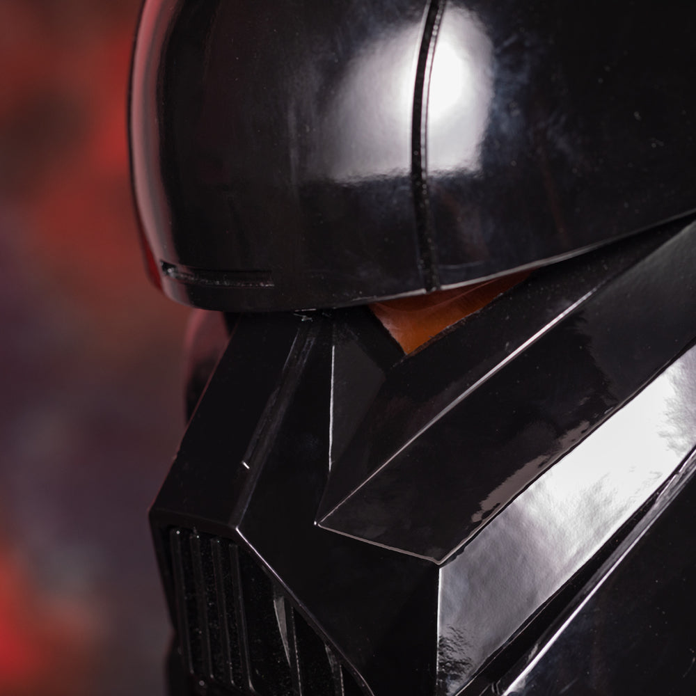 Xcoser Star Wars Black Soldier Mandalorian Series Helm Halloween Maske Kostüm Sammlerstück Requisiten Zubehör