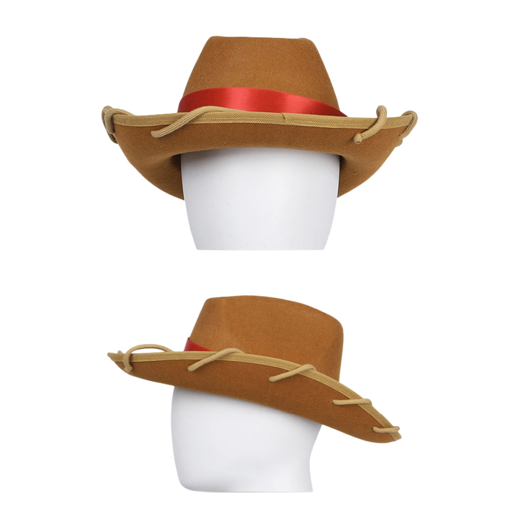 Xcoser Princess Peach: Showtime Cowgirl Peach Cosplay-Kostüm, Hut, Erwachsene/Kinder, komplettes Set