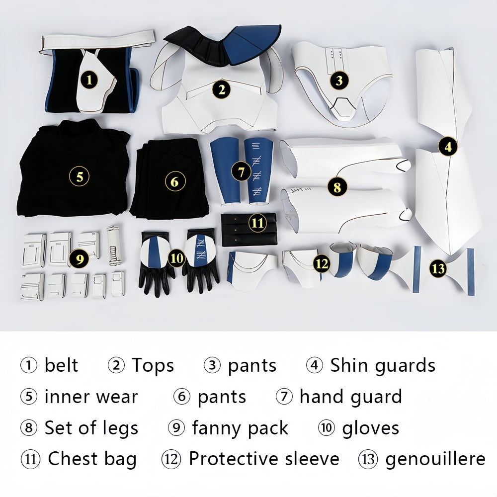 Neu eingetroffen | Xcoser Star Wars Clone Captain Rex Cosplay Kostüm Requisiten Komplettset Helm Erwachsene