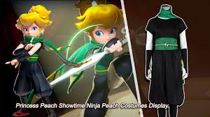 Machen Sie sich bereit für das ultimative Cosplay mit dem Showtime Ninja Peach-Kostüm!