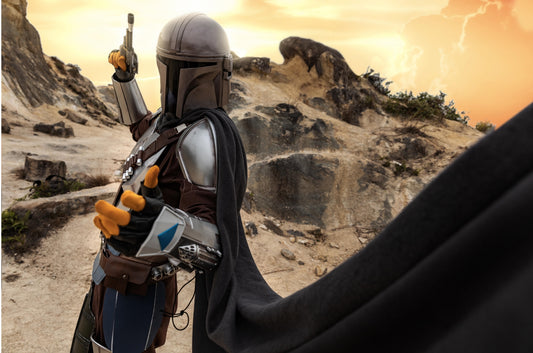 【Fröhlicher Mando,15% Rabatt】Das ultimative Xcoser Mandalorian Cosplay-Kostüm für den Star Wars Day