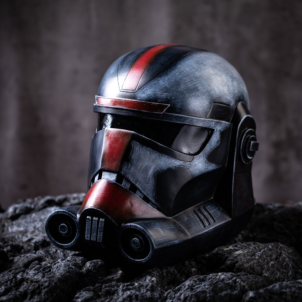 【Neu eingetroffen】Xcoser 1:1 Star Wars The Bad Batch Hunter Helm Helmet Cosplay Requisite Harz