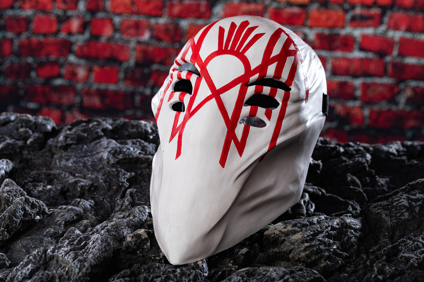 【Neu eingetroffen】Xcoser Sleep Vesselposting Maske Rockband Cosplay-Requisite Erwachsene Halloween-Maske verstellbar