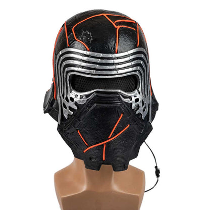 Xcoser Star Wars 9: The Rise of Skywalker Kylo Ren Maske Cosplay Helm Harz mit LED