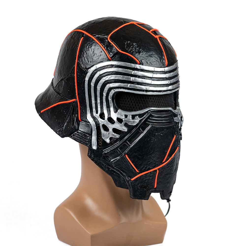 Xcoser Star Wars 9: The Rise of Skywalker Kylo Ren Maske Cosplay Helm Harz mit LED