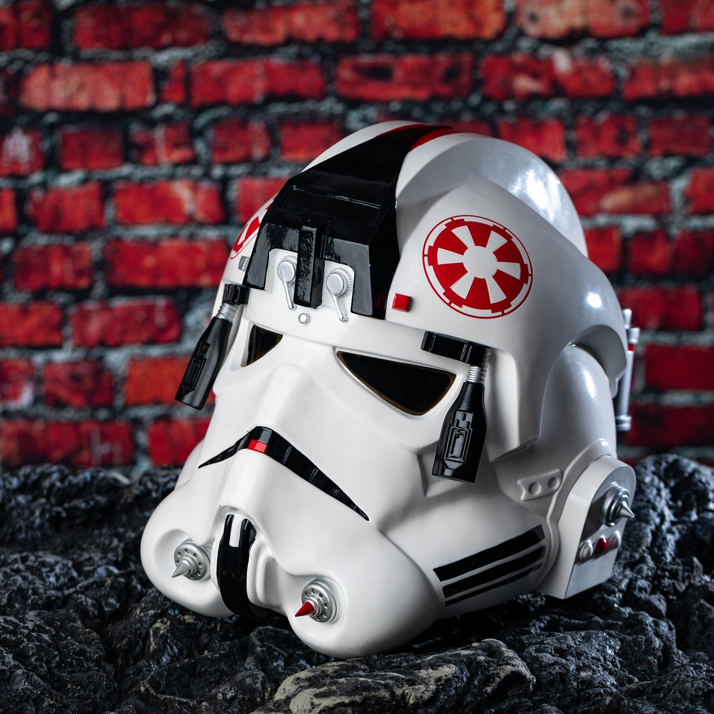 【Neu eingetroffen】Xcoser 1:1 Star Wars AT-AT Driver Pilots Helm Cosplay Prop Resin Replica Erwachsene