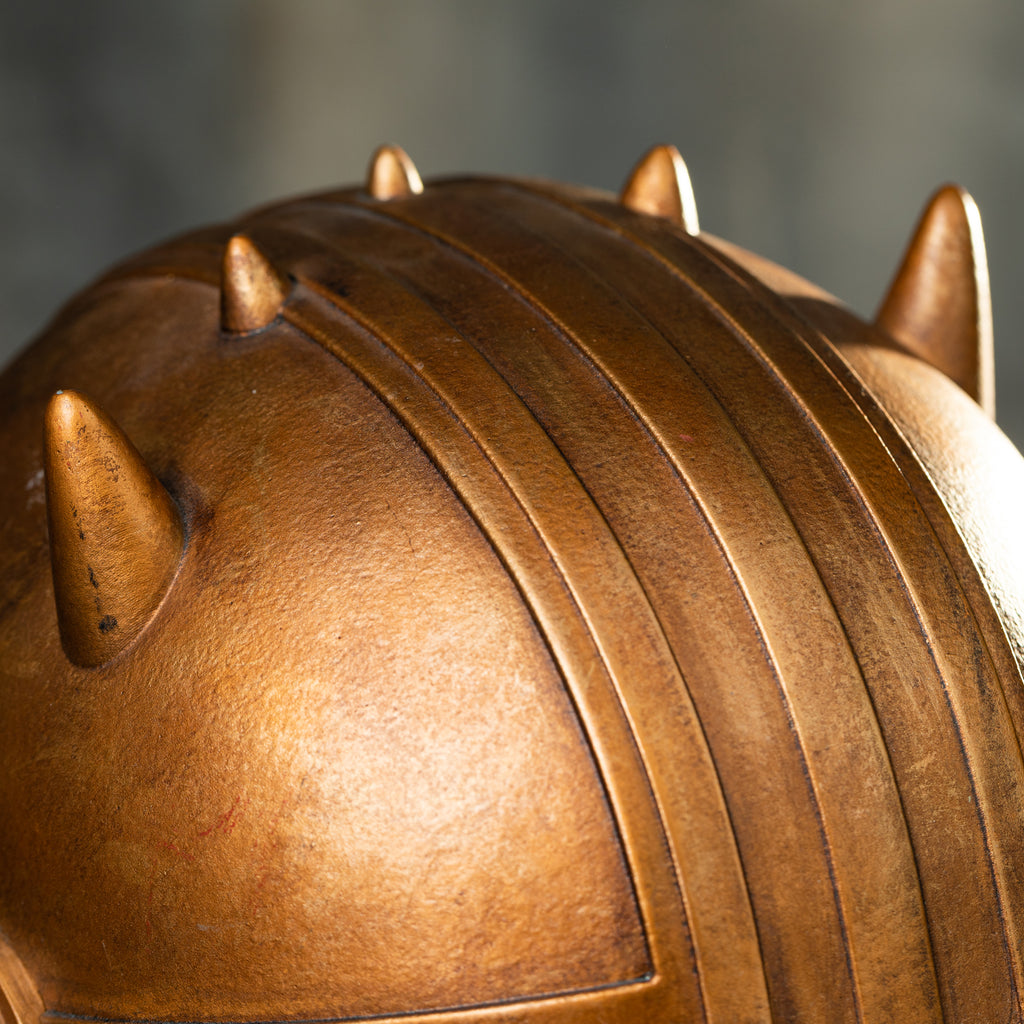 Xcoser Star Wars The Mandalorian Blacksmith Armorer Helm Kunstharz für Erwachsene Halloween-Cosplay-Helm