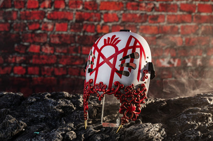 【Neu eingetroffen】Xcoser Sleep Vesselposting Neue Maske für Rockband Halloween Weihnachten Cosplay Requisiten Harz