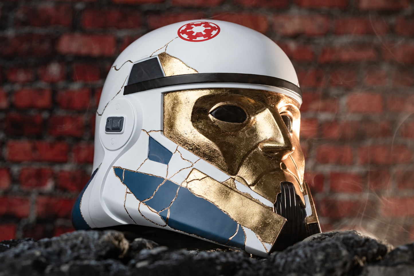 【Neu eingetroffen】Xcoser 1:1 Star Wars Ahsoka Captain Enoch Helmet Cosplay Props Resin Replicas