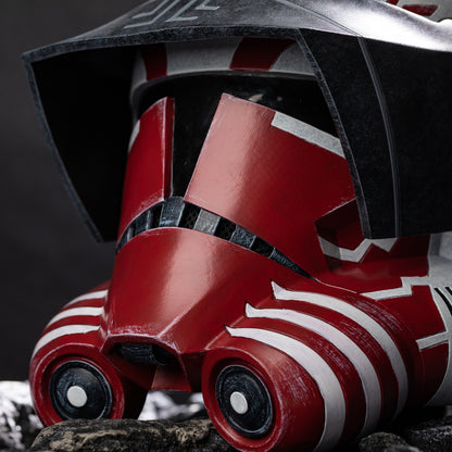 【Neu eingetroffen】Xcoser Star Wars: The Clone Wars Clone Trooper Commander Thorn Cosplay Phase II Helm Erwachsene Halloween Cosplay