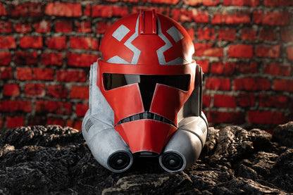 【Neu eingetroffen】Xcoser Star Wars The Clone Wars 332nd Ahsoka Clone Trooper Helm Halloween Cosplay Helm für Erwachsene