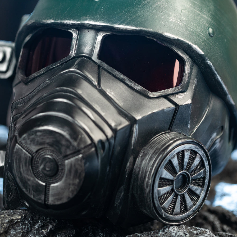Xcoser Fallout 4 NCR Veteran Ranger Riot Gear Helm Harz Fallout Maske Halloween Cosplay Kostüm Zubehör Requisite