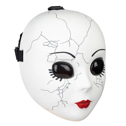 【Neu eingetroffen】Xcoser Twisted Metal Dollface Maske Cosplay Requisiten Harz Repliken Erwachsene Weihnachten