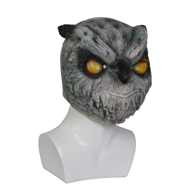 【Sonderangebot】Xcoser Hotline Miami Owl Maske Rasmus Owl Head Erwachsene Halloween Cosplay