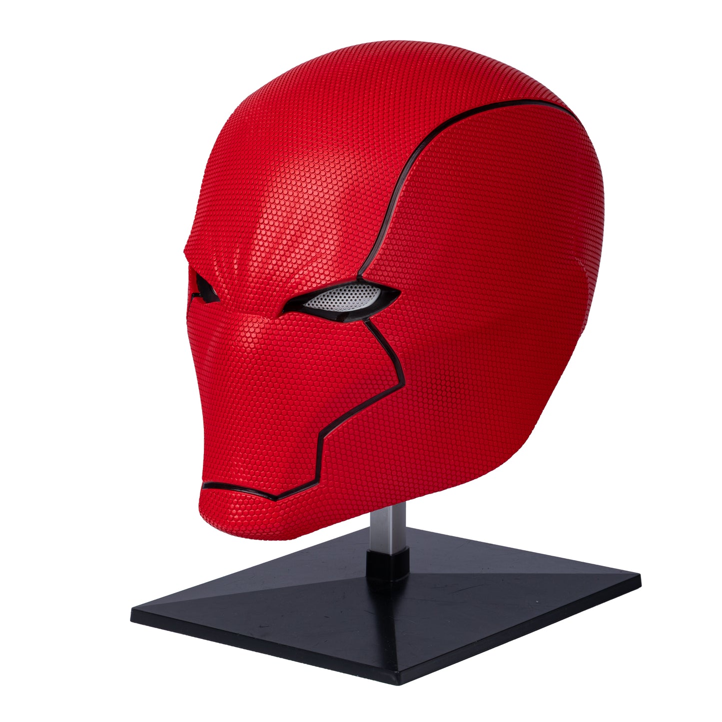 Neu eingetroffen | Red Hood Helm – Strukturiertes Lackiertes Kunstharz – Cosplay-Maske & Halloween-Requisite