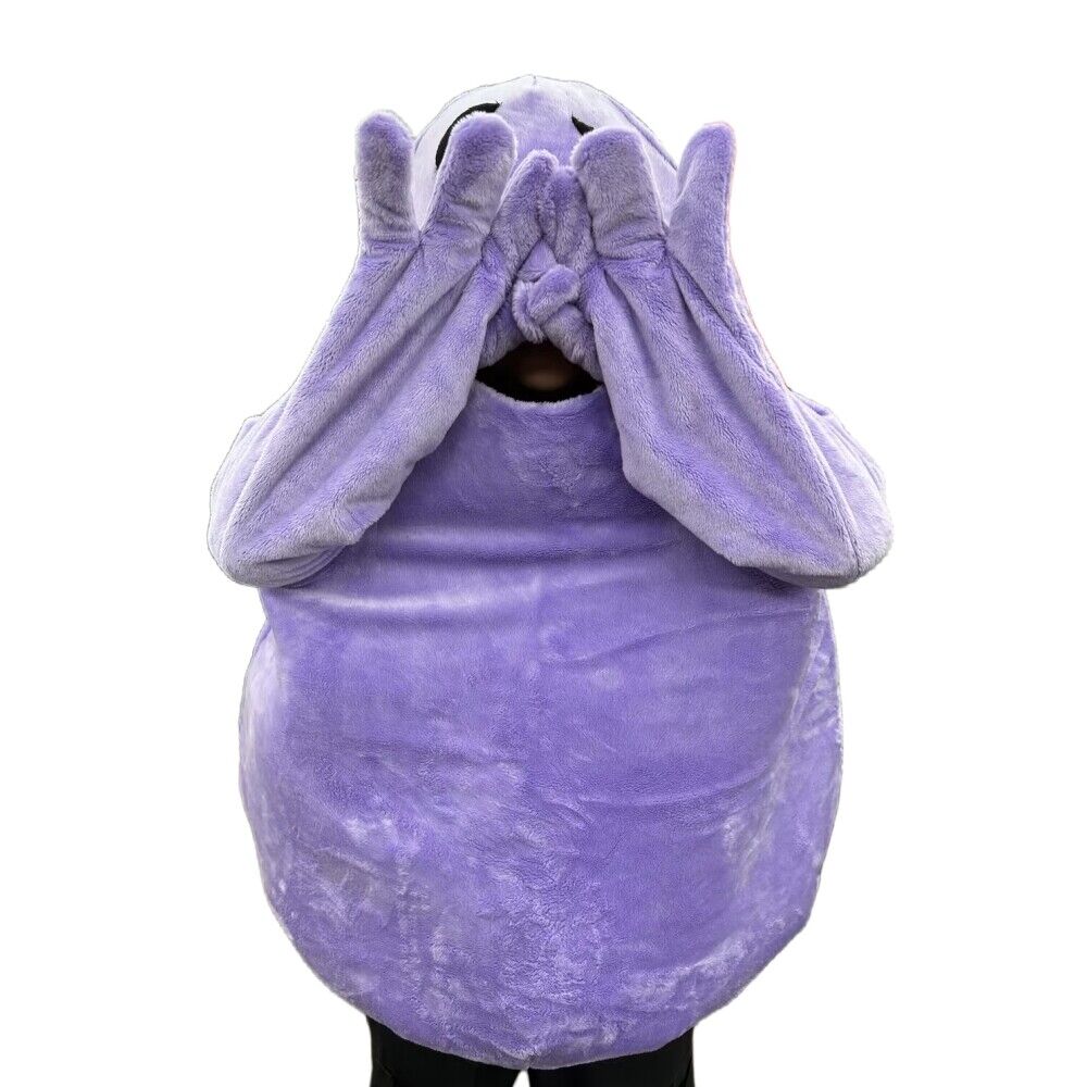 【New Arrival】Xcoser Grimace's Birthday Monster Mascot Purple Eggplant All-in-one Doll Costume Cartoon Cosplay Unisex Halloween Cosplay