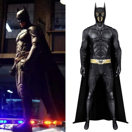 Xcoser Superheld The Dark Knight Rises Batman Cosplay Kostüm Bruce Bodysuit Overall