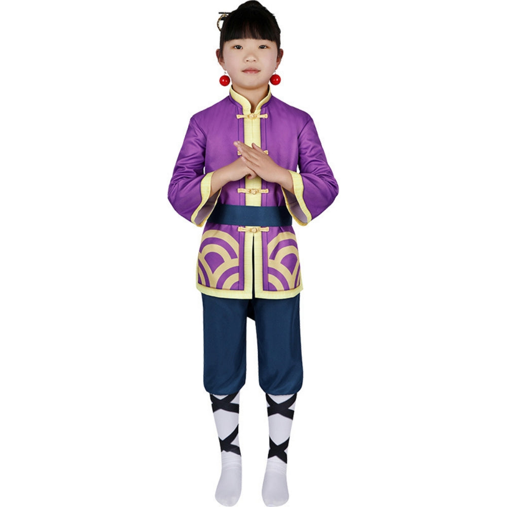 【Neu eingetroffen】Xcoser Game Princess Peach Showtime Kung Fu Peach Cosplay-Kostüm für Erwachsene/Kinder, komplettes Set
