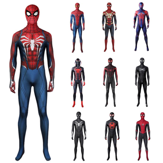 Xcoser Superheld Spiderman Venom Bodysuit Cosplay Kostüm Overall für Erwachsene Halloween