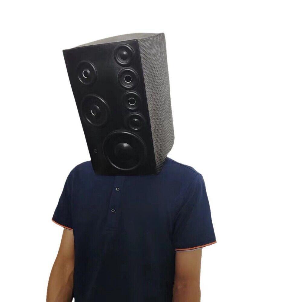 【Neu eingetroffen】Xcoser Skibidi Toilet TV Man Speakerman Toiletman Cosplay Mask Helmet Latex for Halloween