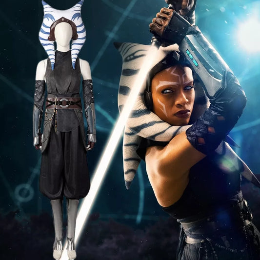 Xcoser Star Wars: Ahsoka Tano Cosplay Kostüm Damen Outfit Komplettset Halloween