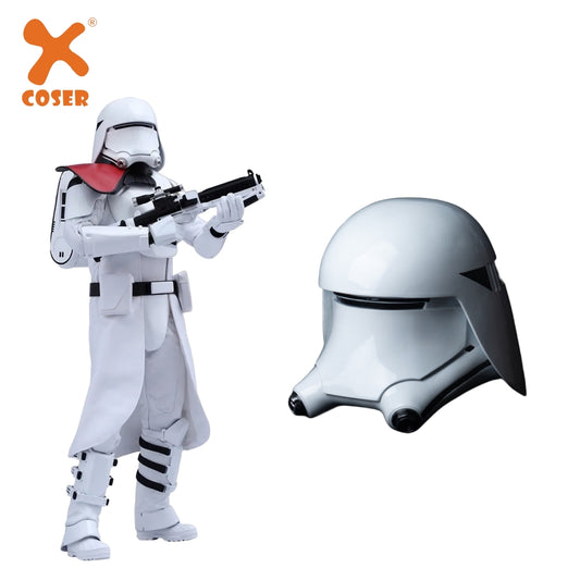 【Neu eingetroffen】Xcoser Star Wars First Order Snowtrooper Helm Cosplay Prop Resin Replik