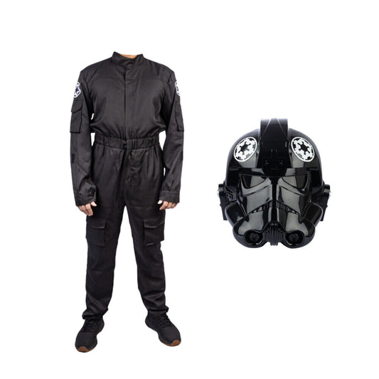 Xcoser Star Wars Imperial Tie Fighter Pilot Cosplay-Kostüm & Maske