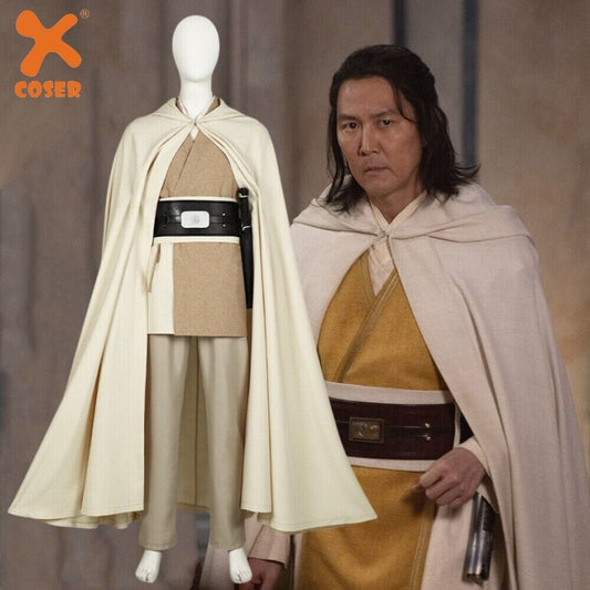 Xcoser Star Wars: The Acolyte Sol Cosplay Kostüm Jedi Master Outfit Takerlama