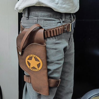 Neu eingetroffen | Xcoser Spiel Fallout Vegas Gürtelholster Cosplay Requisiten PU Leder