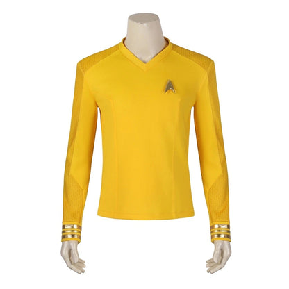 Neu eingetroffen | Xcoser Star Trek: Strange New Worlds Cosplay Sternenflottenuniform & Abzeichen-Oberhemd
