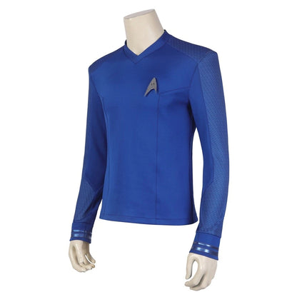 Neu eingetroffen | Xcoser Star Trek: Strange New Worlds Cosplay Sternenflottenuniform & Abzeichen-Oberhemd