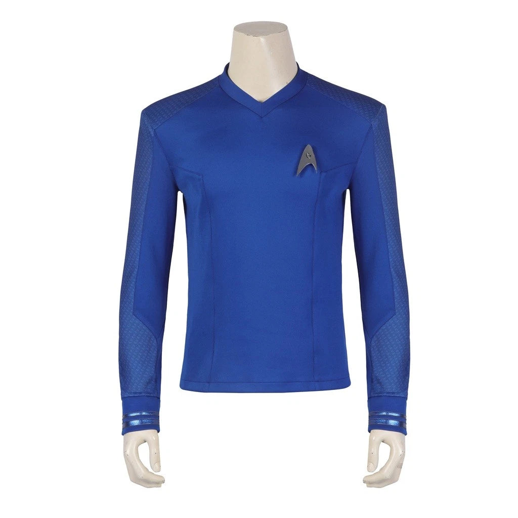 Neu eingetroffen | Xcoser Star Trek: Strange New Worlds Cosplay Sternenflottenuniform & Abzeichen-Oberhemd