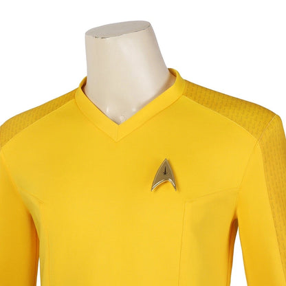 Neu eingetroffen | Xcoser Star Trek: Strange New Worlds Cosplay Sternenflottenuniform & Abzeichen-Oberhemd
