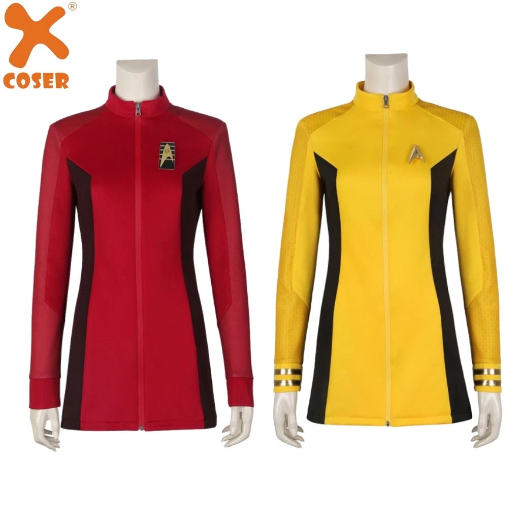 Neu eingetroffen | Xcoser Star Trek: Strange New Worlds Nummer Eins Cosplay-Abzeichen der Sternenflottenuniform
