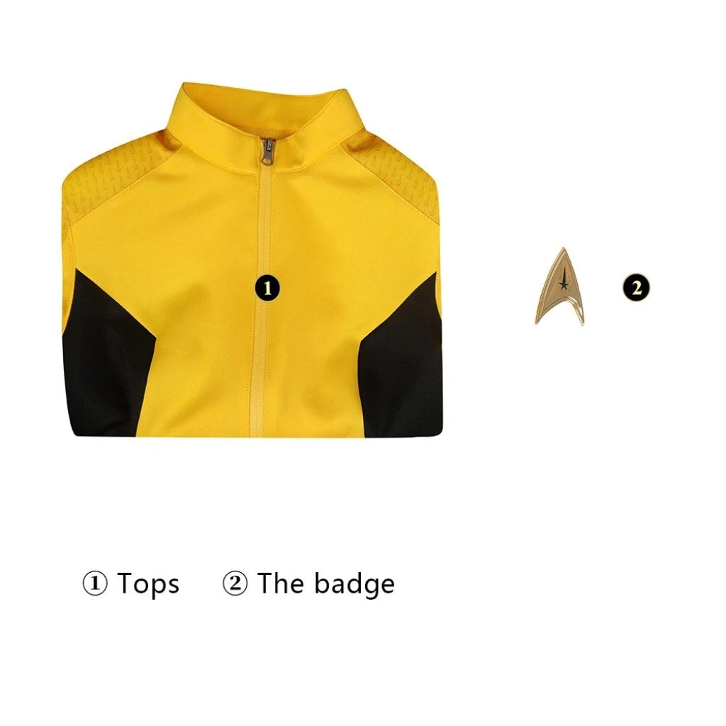 Neu eingetroffen | Xcoser Star Trek: Strange New Worlds Nummer Eins Cosplay-Abzeichen der Sternenflottenuniform