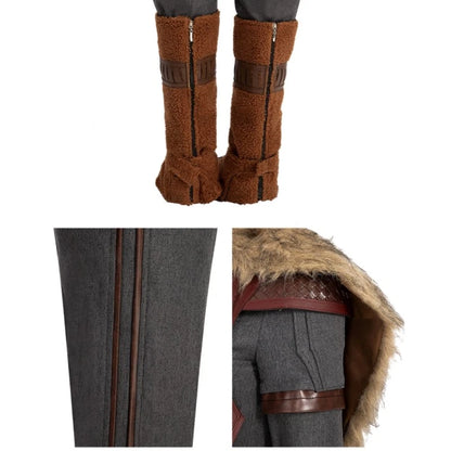 Neu eingetroffen | Xcoser Star Wars Mandalorian The Armor Cosplay-Kostüm und Helm für Erwachsene, Halloween