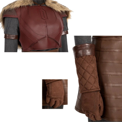 Neu eingetroffen | Xcoser Star Wars Mandalorian The Armor Cosplay-Kostüm und Helm für Erwachsene, Halloween