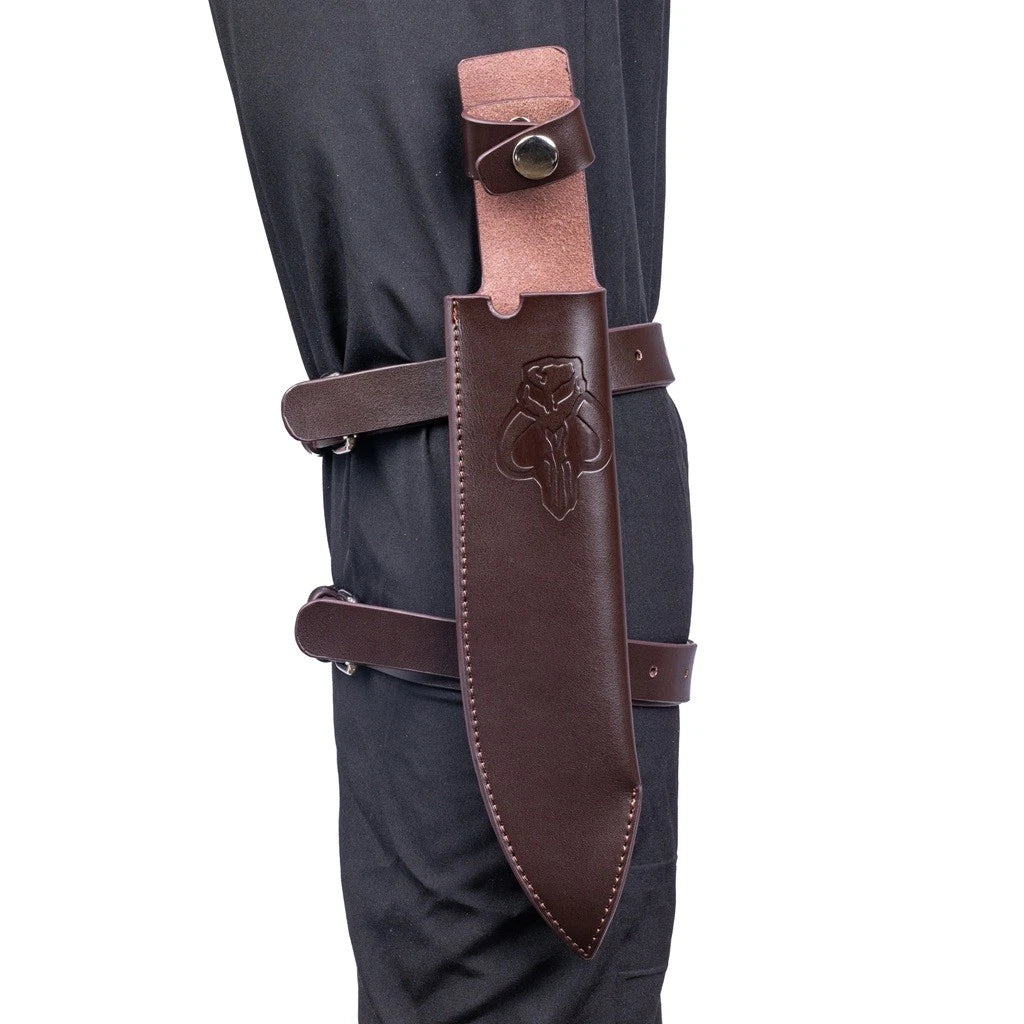 Neu eingetroffen | Xcoser Star Wars Mandalorian Vibroblade Messerscheide Halter Beutel Riemen Leder