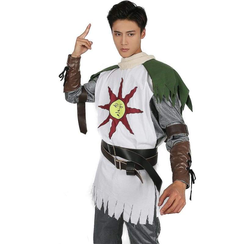 xcoser-de,Dark Souls Solaire Costume Forever Sun Warrior Cosplay Costume,Costumes