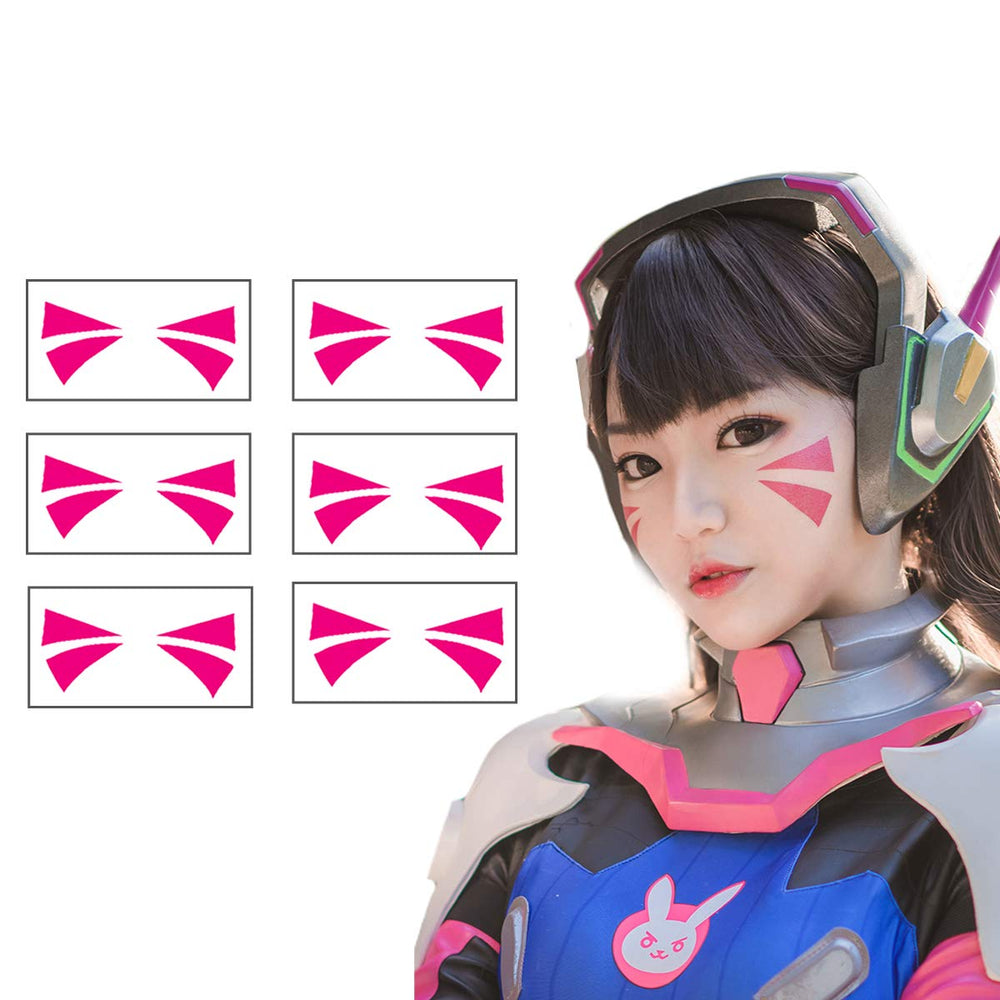 Xcoser Overwatch D.Va MEKA Cosplay Headset - Official Licensed - Hana Song Cosplay Accessories Pink COSPLAY PROPS ONLY
