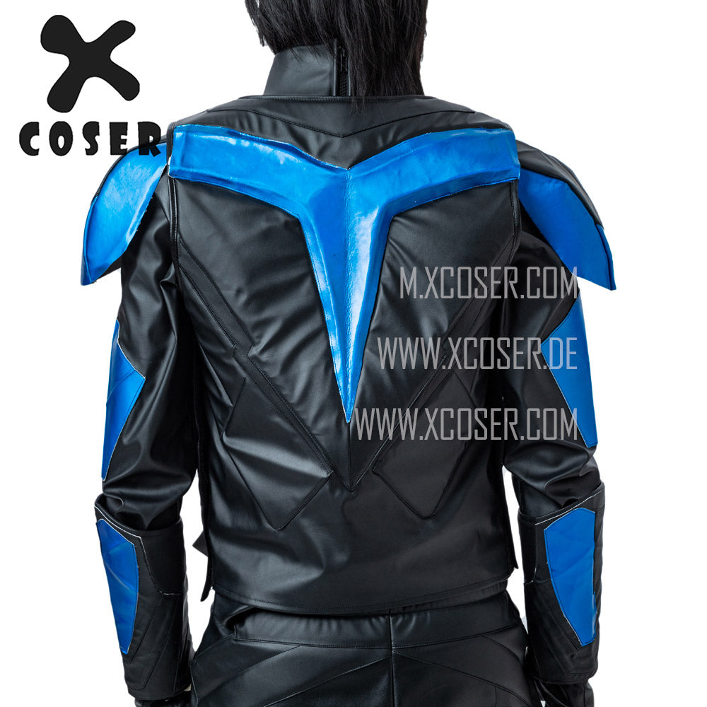 Xcoser Nightwing Cosplay Costumes Titans Season 2 Blue Suit - 12