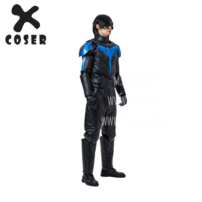 Xcoser Nightwing Cosplay Costumes Titans Season 2 Blue Suit - 9