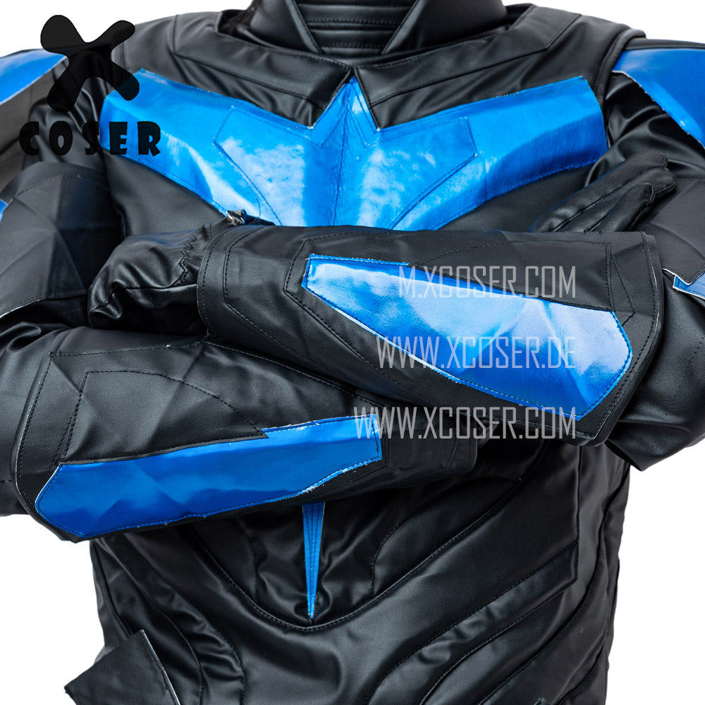 Xcoser Nightwing Cosplay Costumes Titans Season 2 Blue Suit - 13