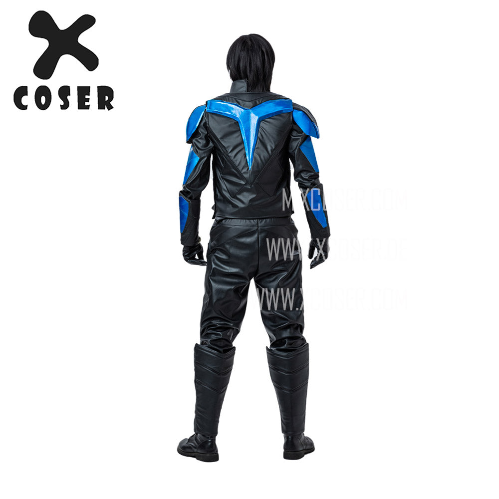 Xcoser Nightwing Cosplay Costumes Titans Season 2 Blue Suit - 10