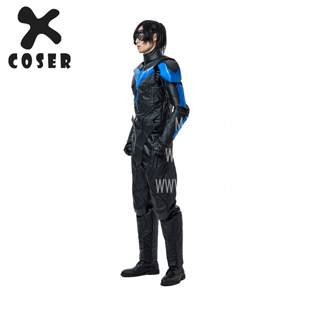 Xcoser Nightwing Cosplay Costumes Titans Season 2 Blue Suit - 7
