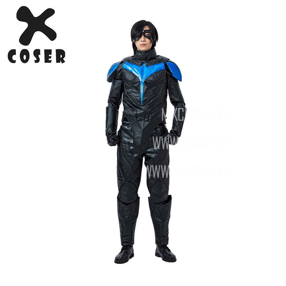 Xcoser Nightwing Cosplay Costumes Titans Season 2 Blue Suit - 1