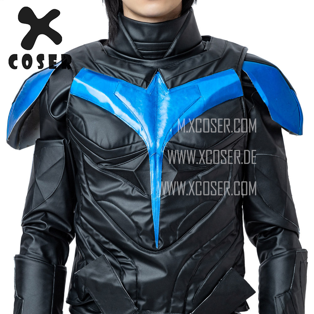 Xcoser Nightwing Cosplay Costumes Titans Season 2 Blue Suit - 11