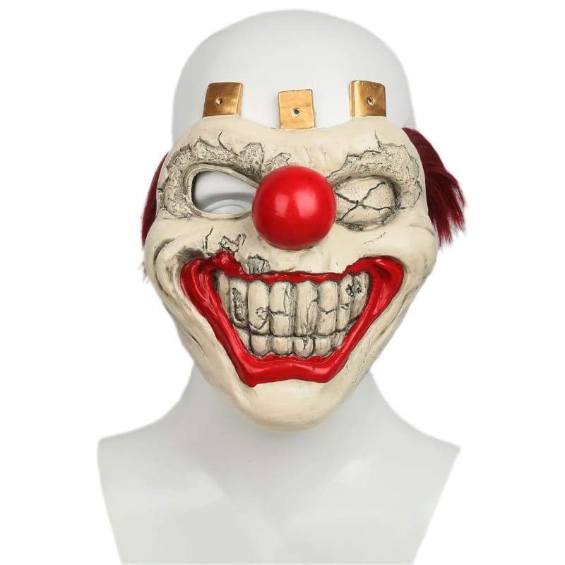 xcoser-de,Twisted Metal Sweet Tooth Mask Halloween Killer Clown Mask for Cosplay and Fancy Dress Party（Only For the United States）,Mask