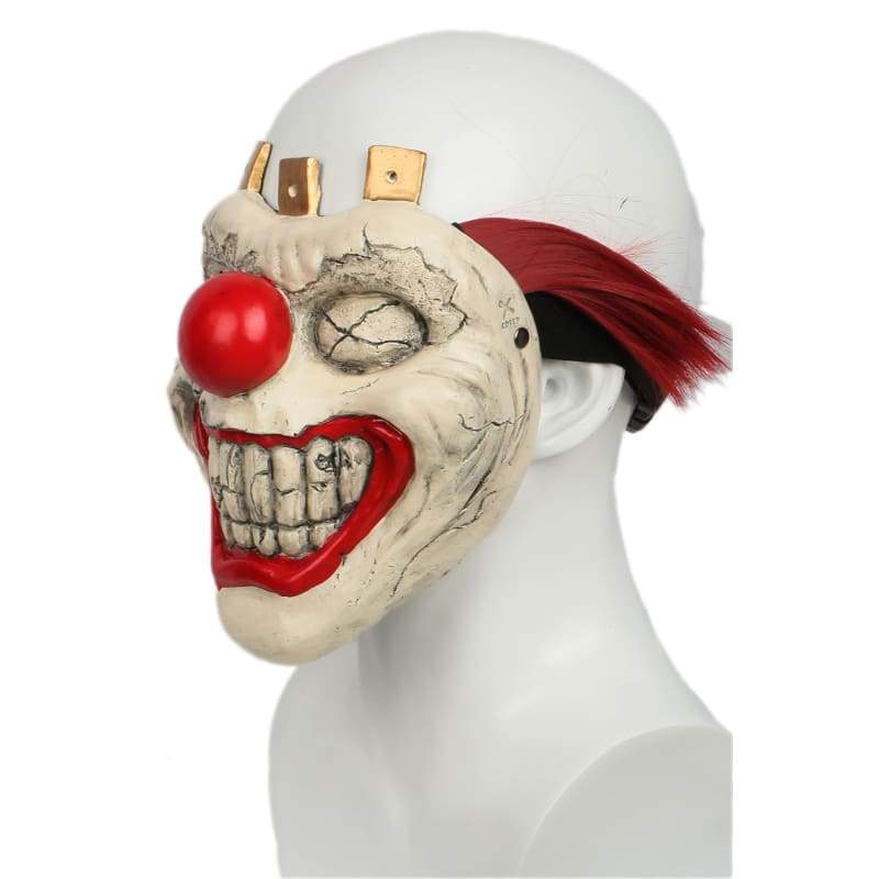 xcoser-de,Twisted Metal Sweet Tooth Mask Halloween Killer Clown Mask for Cosplay and Fancy Dress Party（Only For the United States）,Mask