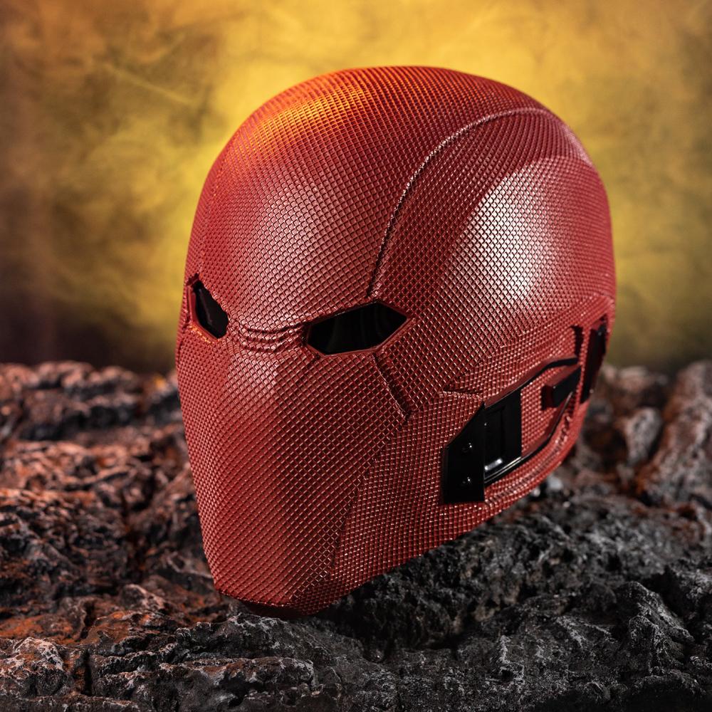 Xcoser Cosplay  Injustice 2 Red Hood Red Resin Helmet Game Cosplay Mask